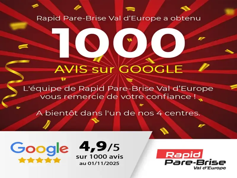 1000 avis sur Google !